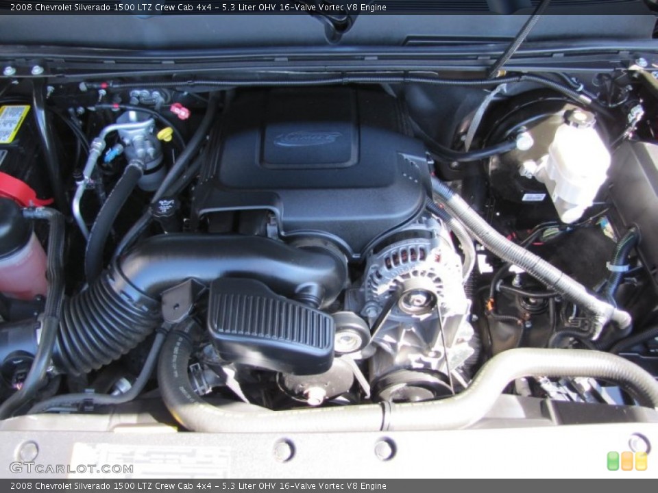 5.3 Liter OHV 16-Valve Vortec V8 Engine for the 2008 Chevrolet Silverado 1500 #51186774