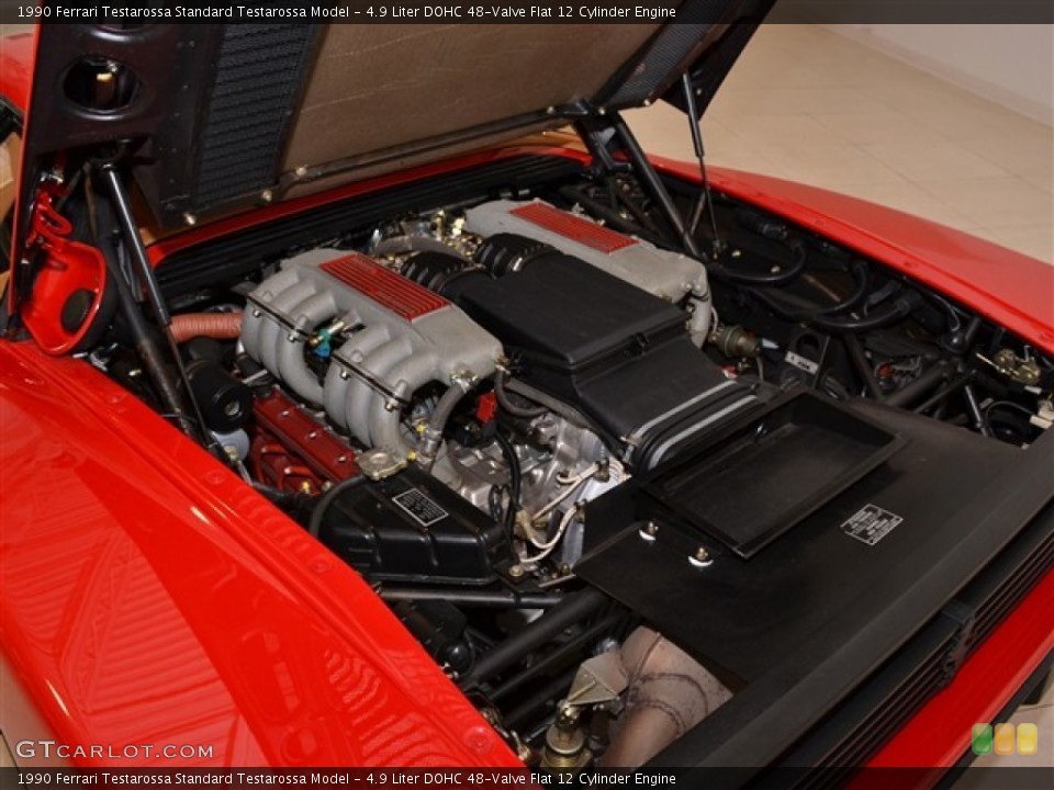 4.9 Liter DOHC 48-Valve Flat 12 Cylinder Engine for the 1990 Ferrari Testarossa #51190192
