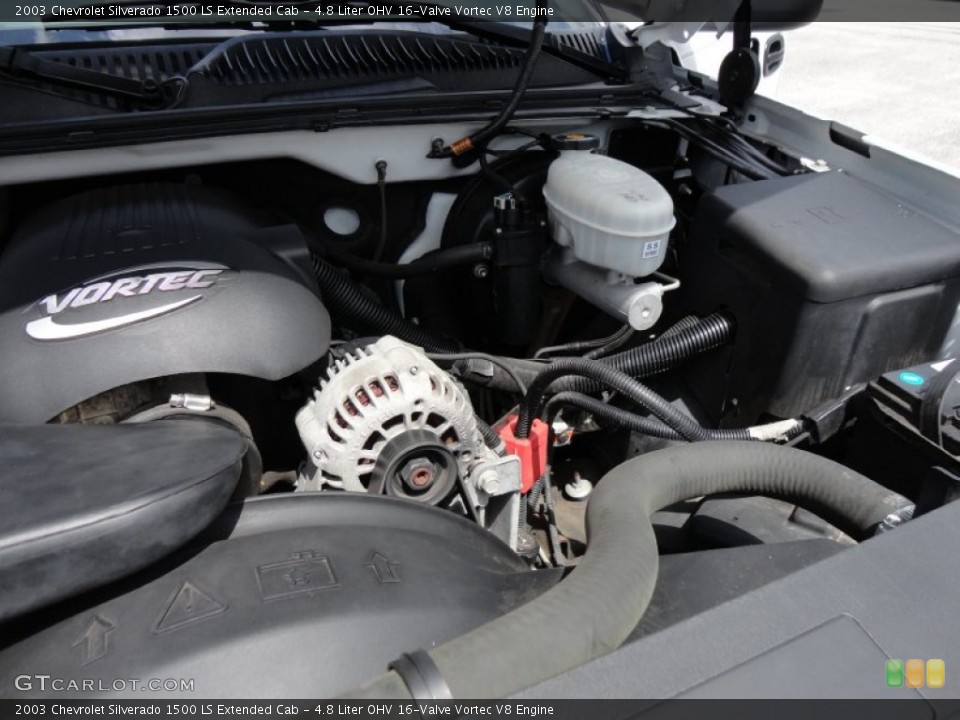 4.8 Liter OHV 16-Valve Vortec V8 Engine for the 2003 Chevrolet Silverado 1500 #51190966