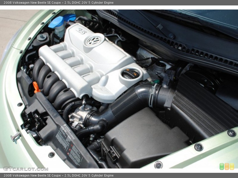 2.5L DOHC 20V 5 Cylinder Engine for the 2008 Volkswagen New Beetle #51194647