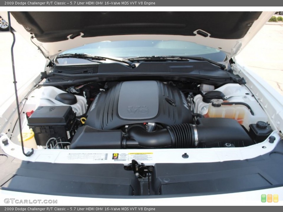 5.7 Liter HEMI OHV 16-Valve MDS VVT V8 Engine for the 2009 Dodge Challenger #51196687