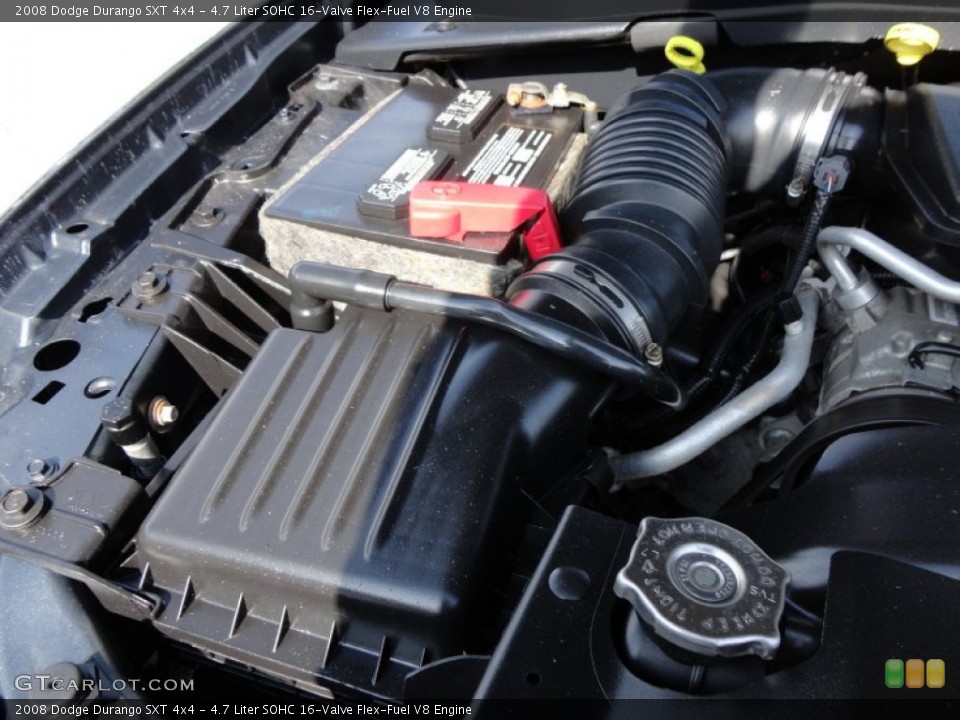 4.7 Liter SOHC 16-Valve Flex-Fuel V8 Engine for the 2008 Dodge Durango #51198046