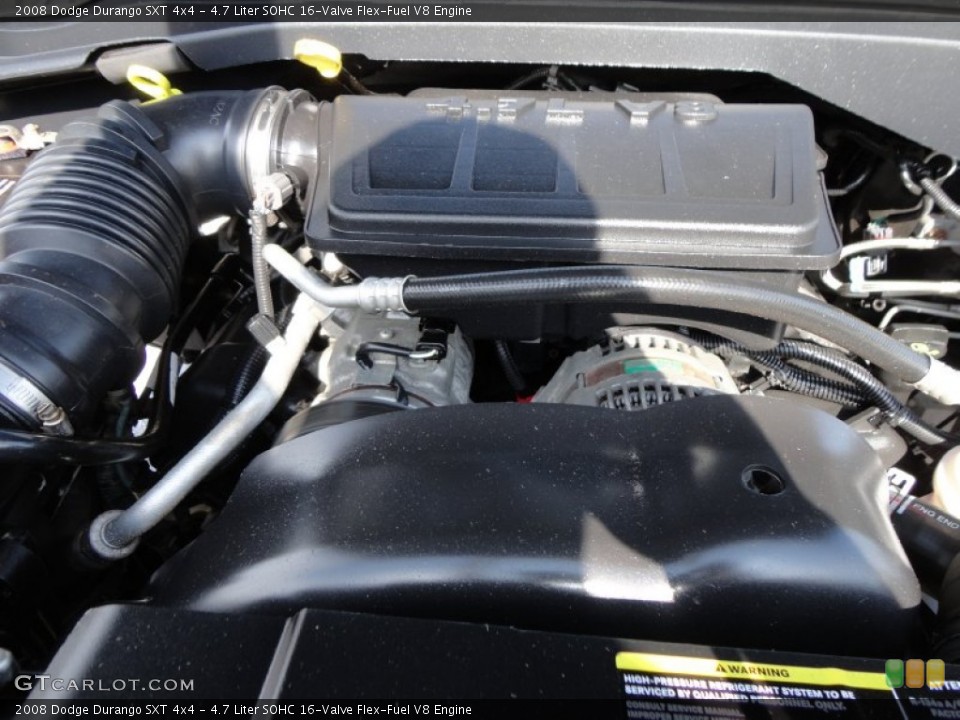 4.7 Liter SOHC 16-Valve Flex-Fuel V8 Engine for the 2008 Dodge Durango #51198061