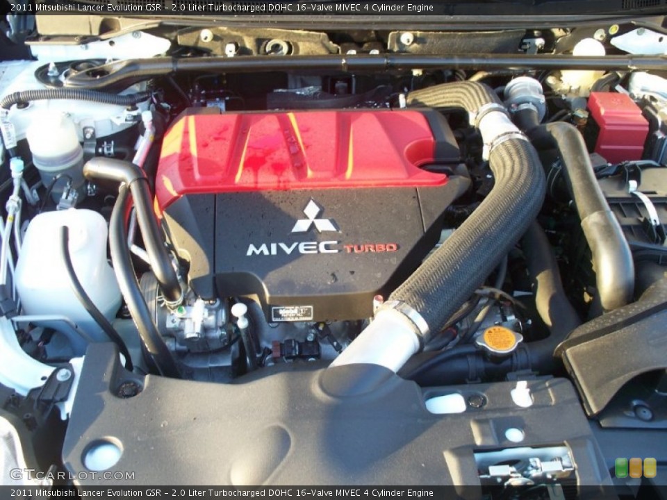 2.0 Liter Turbocharged DOHC 16-Valve MIVEC 4 Cylinder Engine for the 2011 Mitsubishi Lancer Evolution #51206018