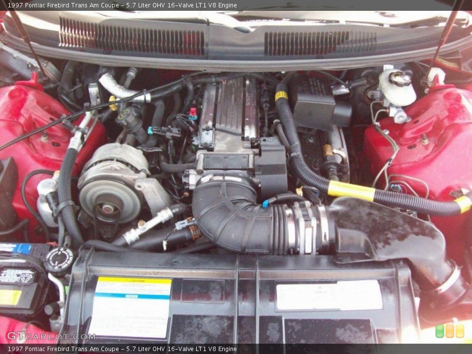 5.7 Liter OHV 16-Valve LT1 V8 Engine for the 1997 Pontiac Firebird #51207782