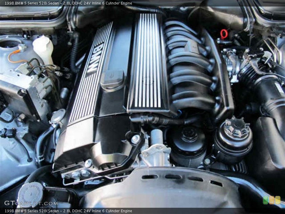 2.8L DOHC 24V Inline 6 Cylinder 1998 BMW 5 Series Engine