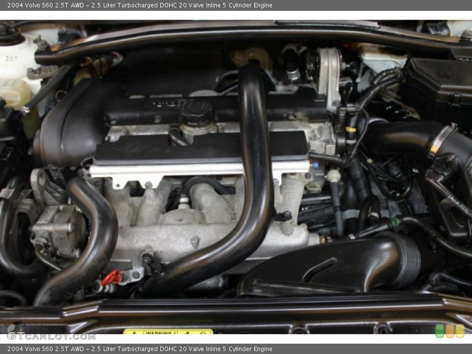 2.5 Liter Turbocharged DOHC 20 Valve Inline 5 Cylinder Engine for the 2004 Volvo S60 #51211841