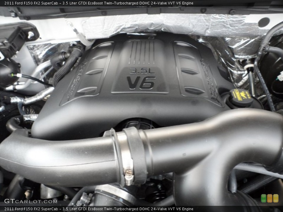 3.5 Liter GTDI EcoBoost Twin-Turbocharged DOHC 24-Valve VVT V6 Engine for the 2011 Ford F150 #51214787