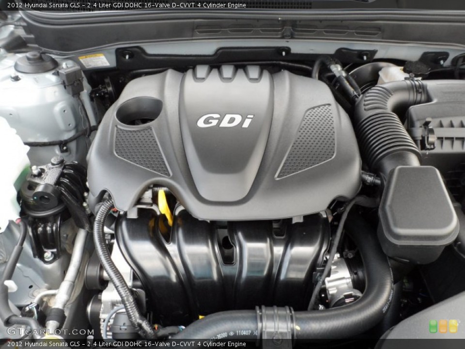 2.4 Liter GDI DOHC 16-Valve D-CVVT 4 Cylinder Engine for the 2012 Hyundai Sonata #51216515