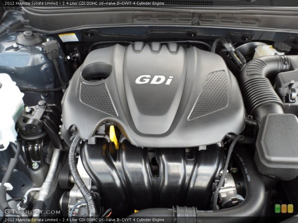 2.4 Liter GDI DOHC 16-Valve D-CVVT 4 Cylinder Engine for the 2012 Hyundai Sonata #51217061