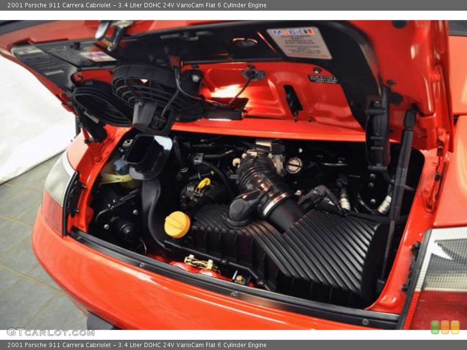 3.4 Liter DOHC 24V VarioCam Flat 6 Cylinder Engine for the 2001 Porsche 911 #51217406