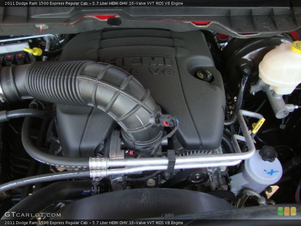5.7 Liter HEMI OHV 16-Valve VVT MDS V8 Engine for the 2011 Dodge Ram 1500 #51221171