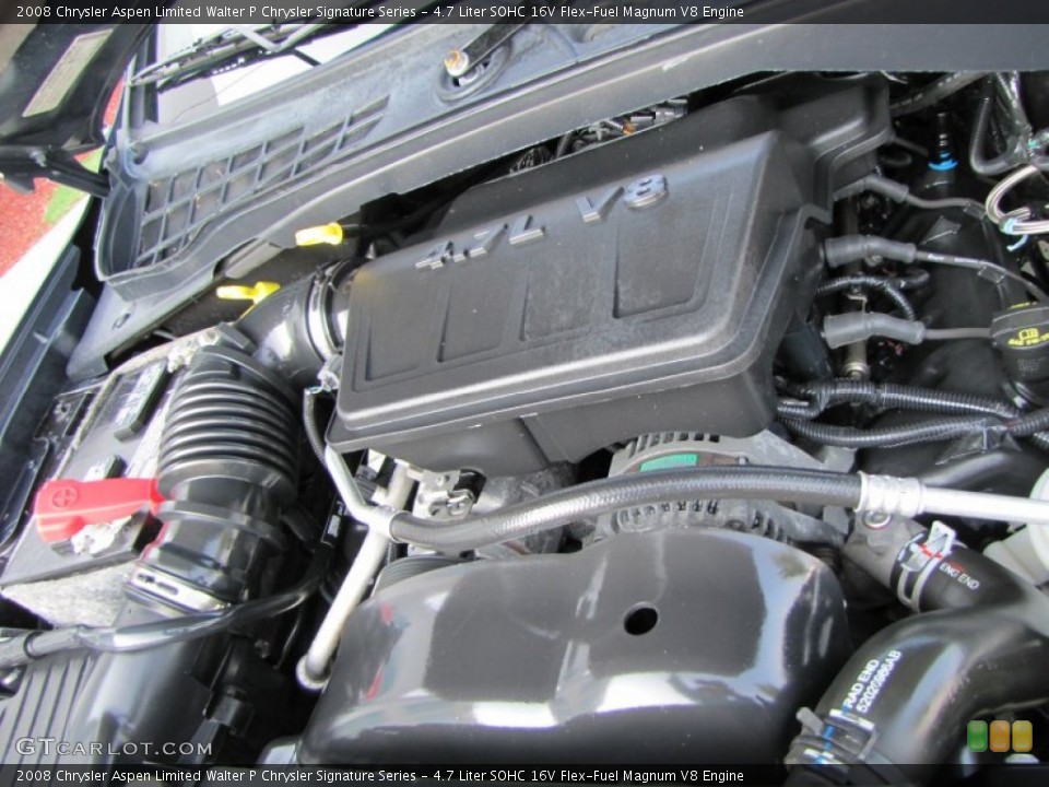 4.7 Liter SOHC 16V Flex-Fuel Magnum V8 Engine for the 2008 Chrysler Aspen #51222308