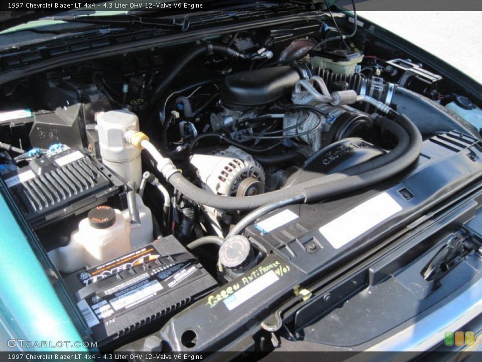 4.3 Liter OHV 12-Valve V6 Engine for the 1997 Chevrolet Blazer #51230621