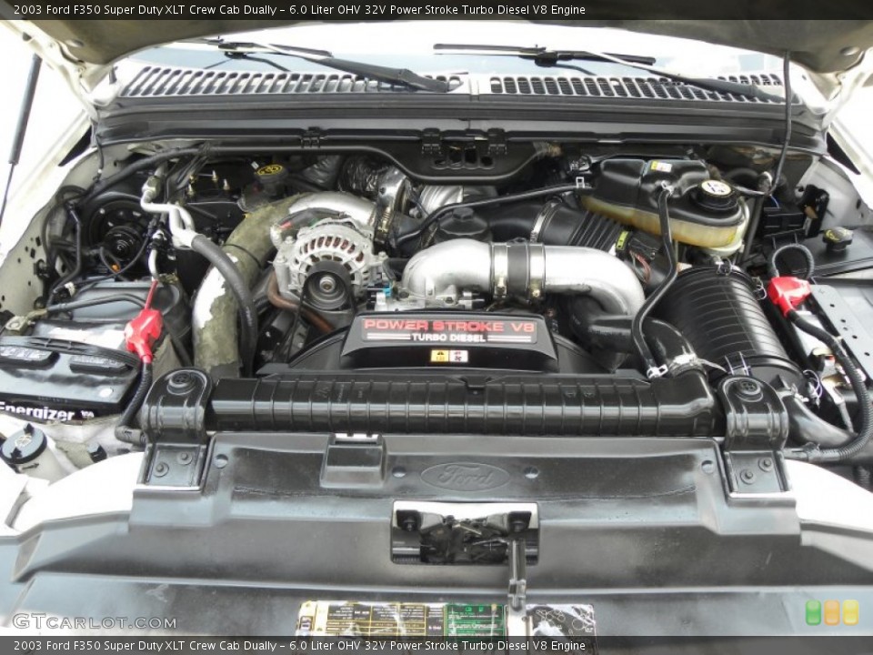 6.0 Liter OHV 32V Power Stroke Turbo Diesel V8 Engine for the 2003 Ford F350 Super Duty #51235478