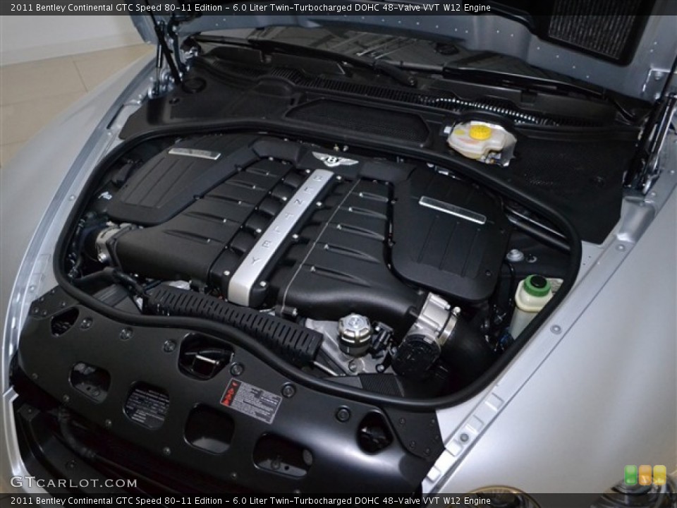 6.0 Liter Twin-Turbocharged DOHC 48-Valve VVT W12 Engine for the 2011 Bentley Continental GTC #51242956