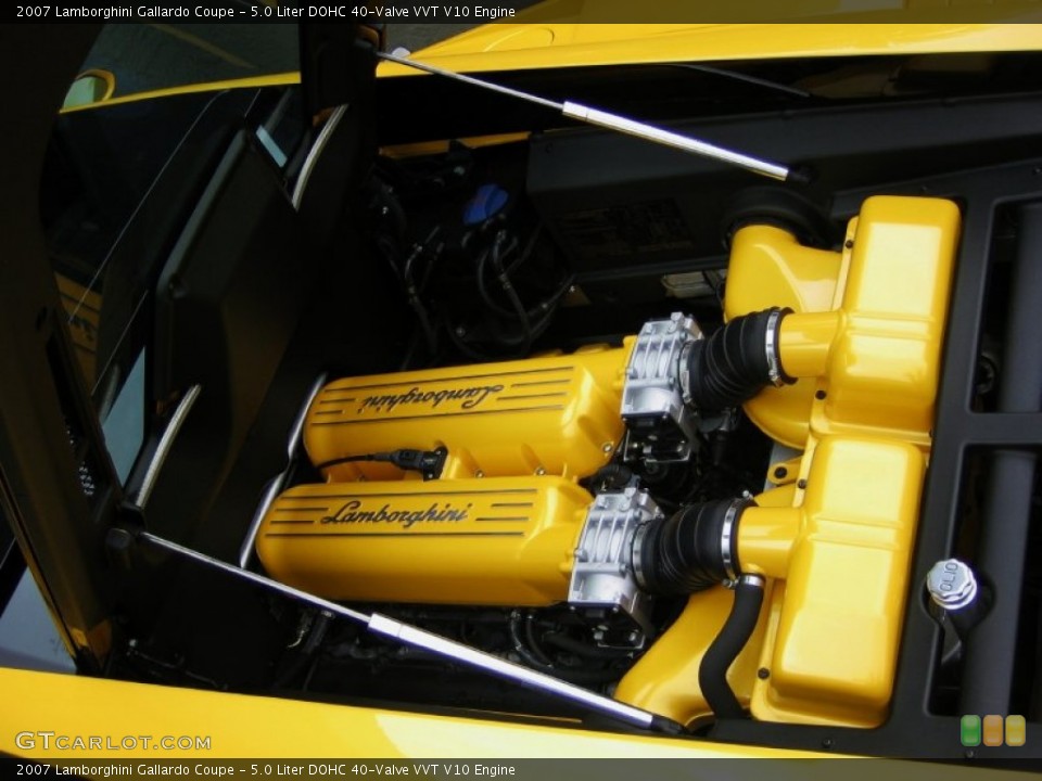 5.0 Liter DOHC 40-Valve VVT V10 Engine for the 2007 Lamborghini Gallardo #51245029