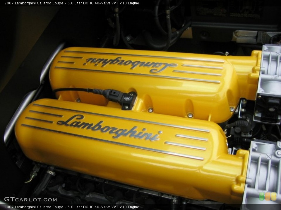 5.0 Liter DOHC 40-Valve VVT V10 Engine for the 2007 Lamborghini Gallardo #51245044