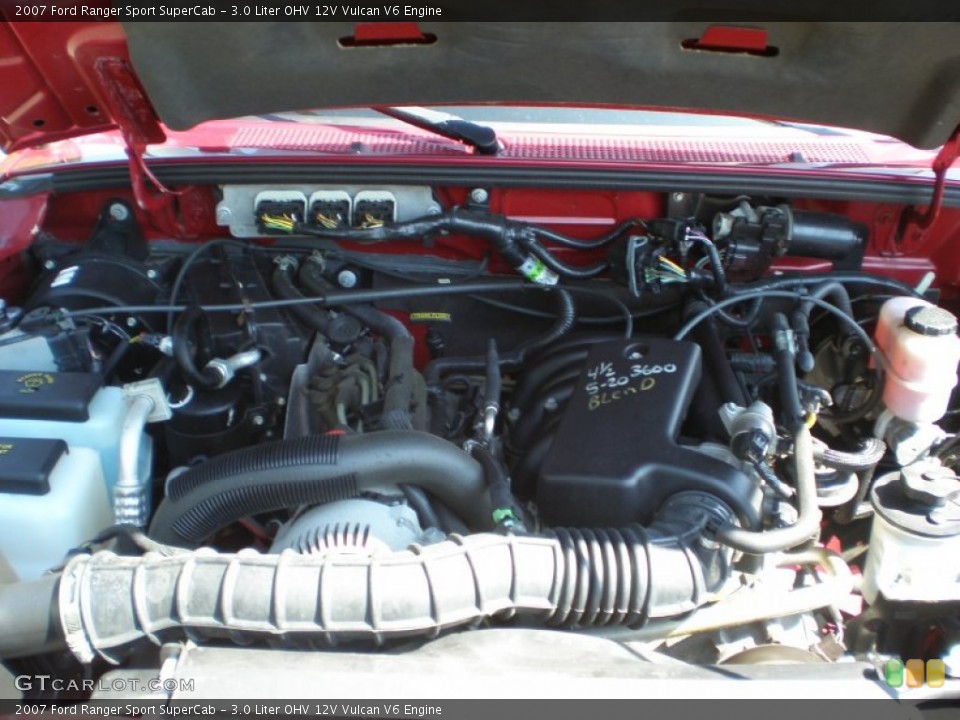 3.0 Liter OHV 12V Vulcan V6 Engine for the 2007 Ford Ranger #51245726