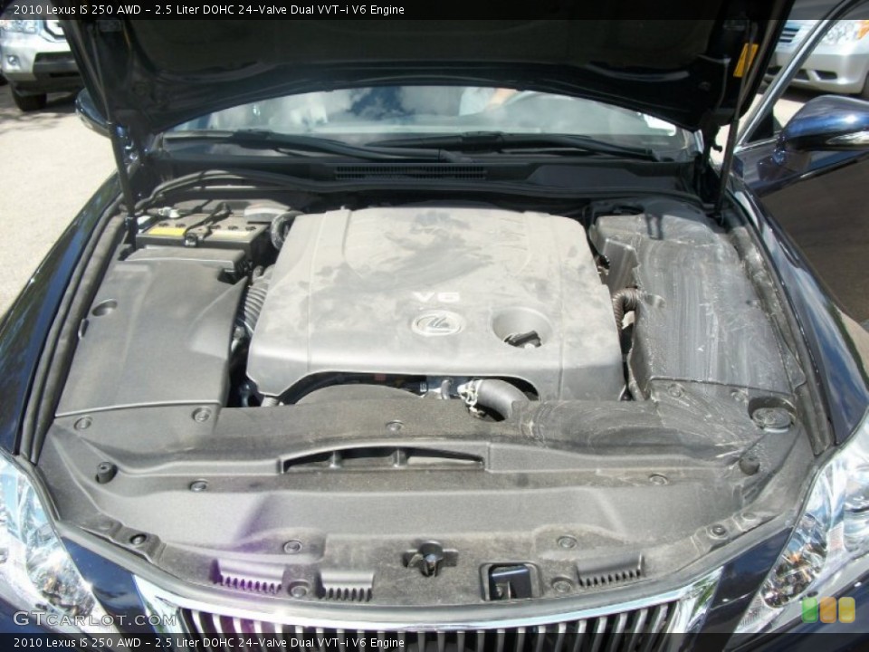 2.5 Liter DOHC 24-Valve Dual VVT-i V6 Engine for the 2010 Lexus IS #51260573