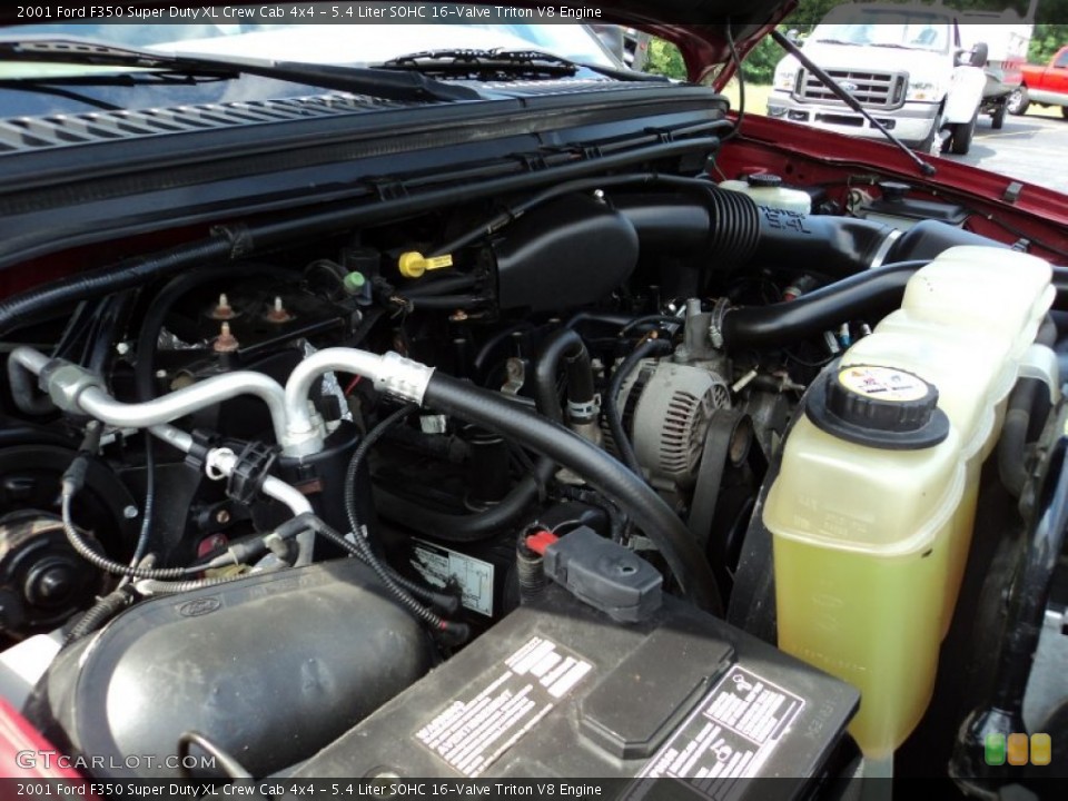5.4 Liter SOHC 16-Valve Triton V8 2001 Ford F350 Super Duty Engine