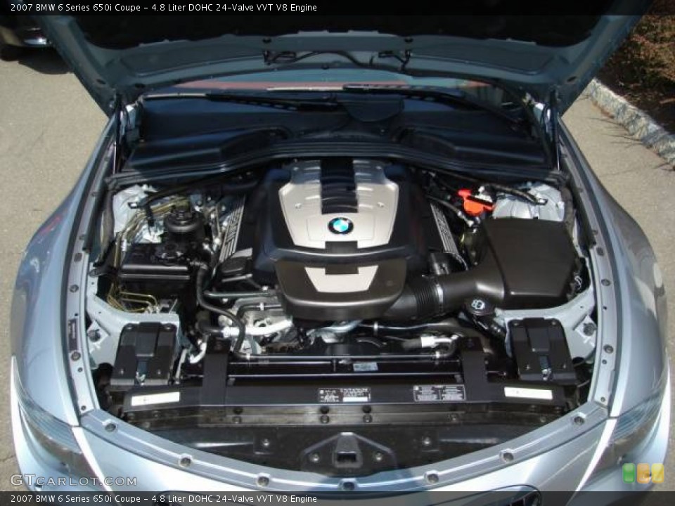 4.8 Liter DOHC 24-Valve VVT V8 Engine for the 2007 BMW 6 Series #51265133