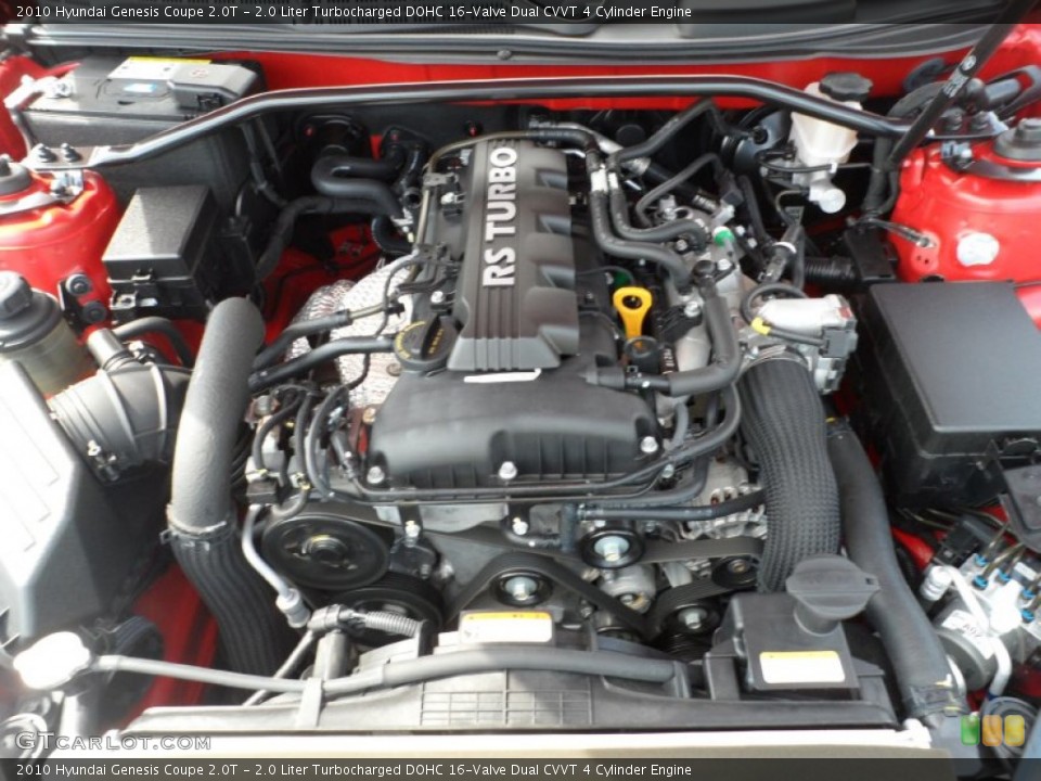 2.0 Liter Turbocharged DOHC 16-Valve Dual CVVT 4 Cylinder Engine for the 2010 Hyundai Genesis Coupe #51274093