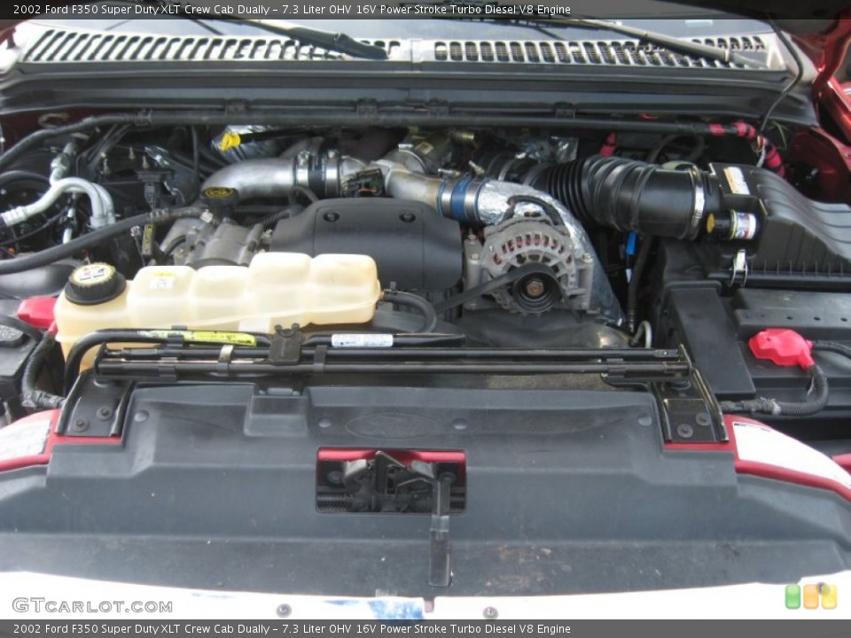 7.3 Liter OHV 16V Power Stroke Turbo Diesel V8 Engine for the 2002 Ford F350 Super Duty #51274555