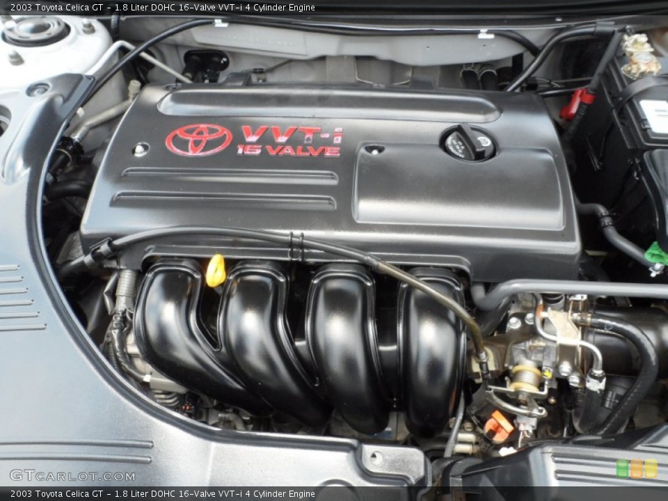 1.8 Liter DOHC 16-Valve VVT-i 4 Cylinder Engine for the 2003 Toyota Celica #51274702
