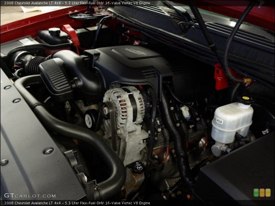 5.3 Liter Flex-Fuel OHV 16-Valve Vortec V8 Engine for the 2008 Chevrolet Avalanche #51278908