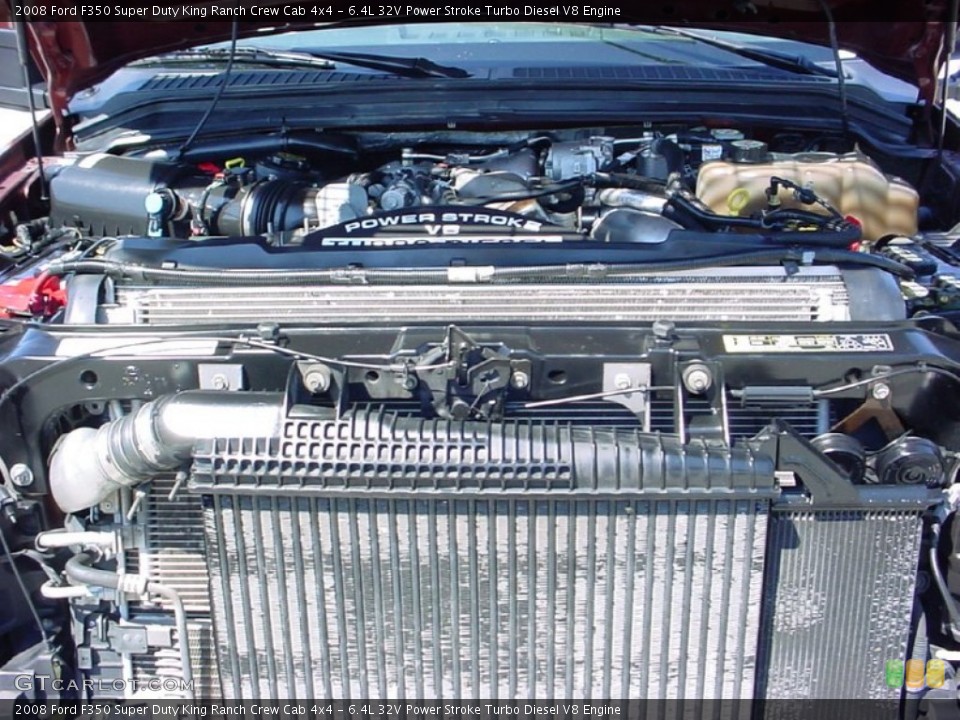 6.4L 32V Power Stroke Turbo Diesel V8 Engine for the 2008 Ford F350 Super Duty #51279442