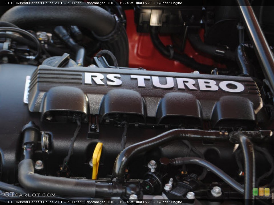 2.0 Liter Turbocharged DOHC 16-Valve Dual CVVT 4 Cylinder Engine for the 2010 Hyundai Genesis Coupe #51282295