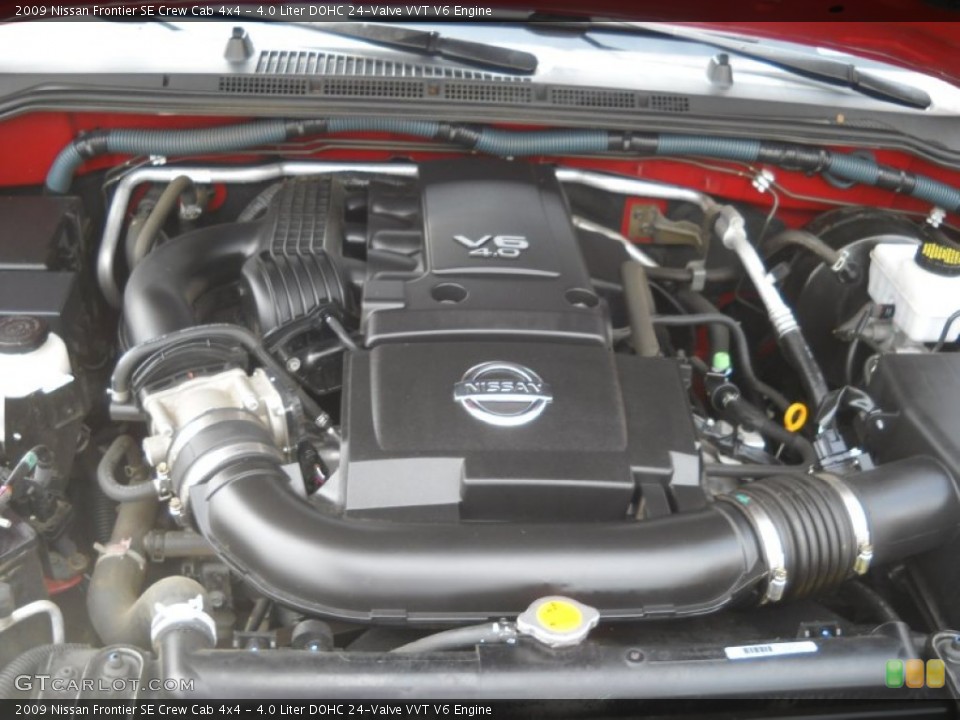 4.0 Liter DOHC 24-Valve VVT V6 Engine for the 2009 Nissan Frontier #51283150