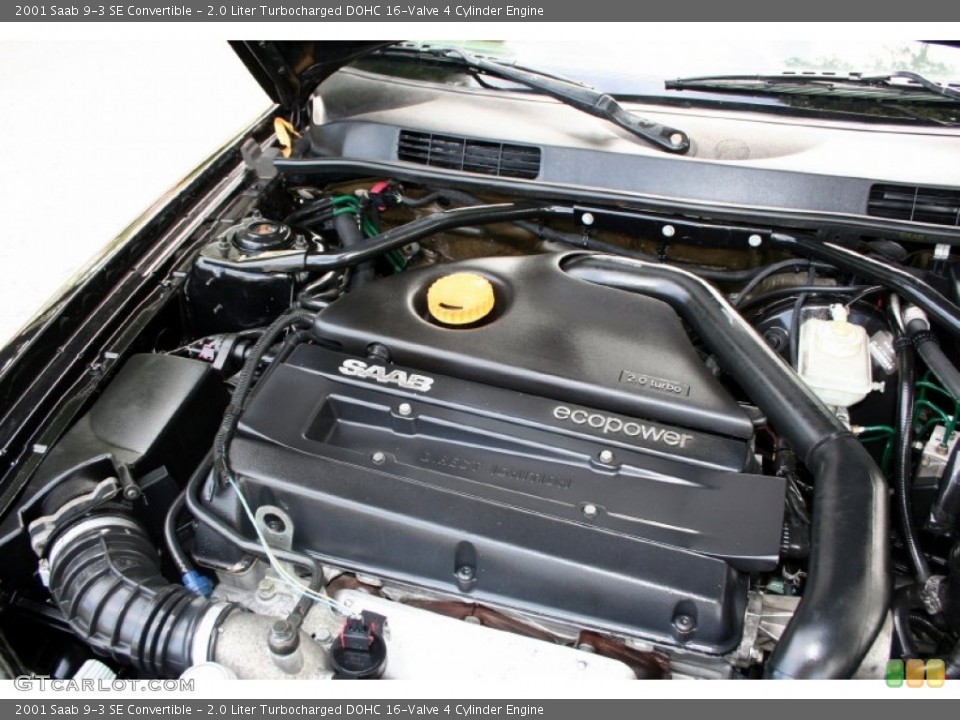 2.0 Liter Turbocharged DOHC 16-Valve 4 Cylinder Engine for the 2001 Saab 9-3 #51298393