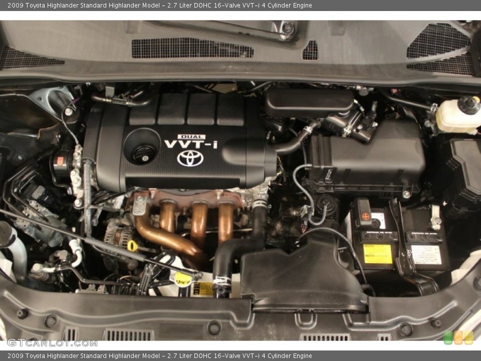 2.7 Liter DOHC 16-Valve VVT-i 4 Cylinder Engine for the 2009 Toyota Highlander #51301354