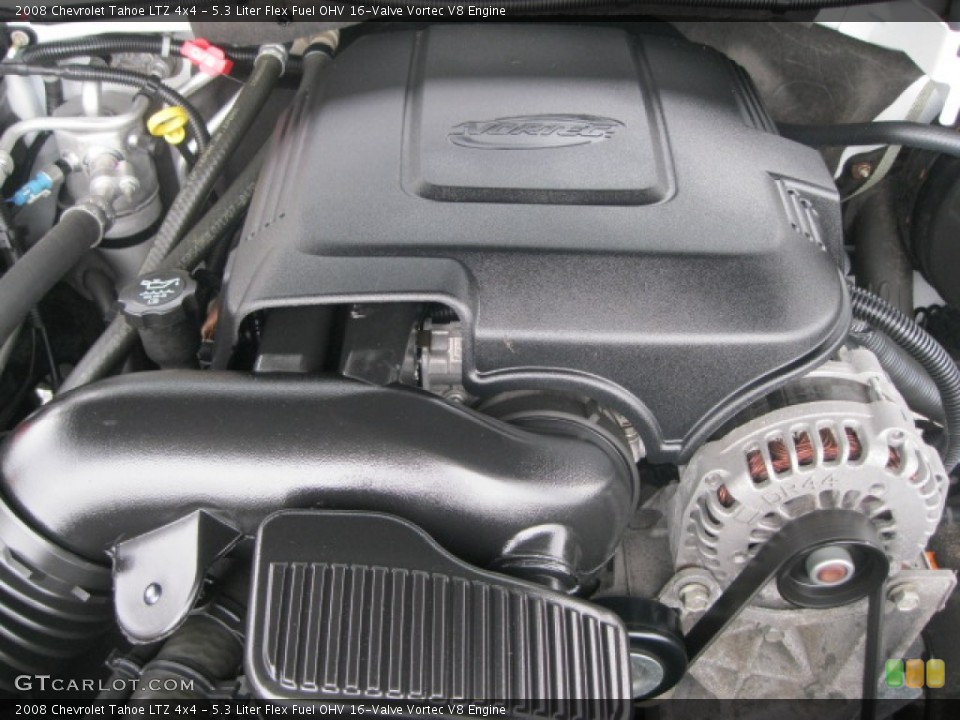 5.3 Liter Flex Fuel OHV 16-Valve Vortec V8 Engine for the 2008 Chevrolet Tahoe #51302287