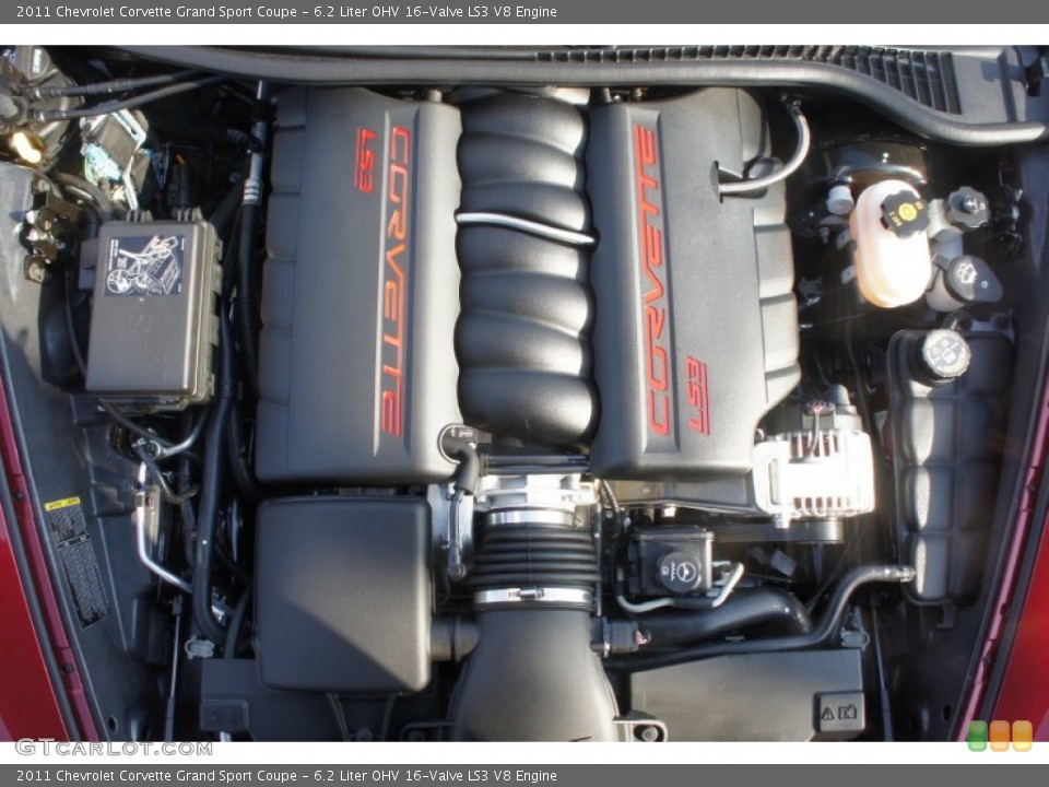 6.2 Liter OHV 16-Valve LS3 V8 Engine for the 2011 Chevrolet Corvette #51305110