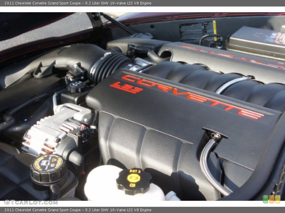 6.2 Liter OHV 16-Valve LS3 V8 Engine for the 2011 Chevrolet Corvette #51305137