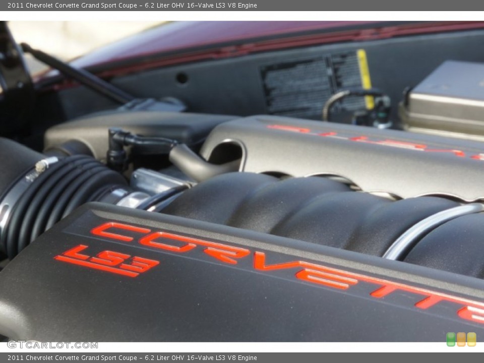 6.2 Liter OHV 16-Valve LS3 V8 Engine for the 2011 Chevrolet Corvette #51305152