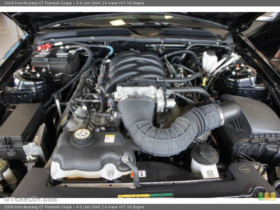 4.6 Liter SOHC 24-Valve VVT V8 Engine for the 2009 Ford Mustang #51310162