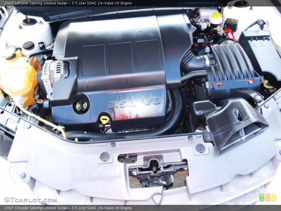 3.5 Liter SOHC 24-Valve V6 2007 Chrysler Sebring Engine