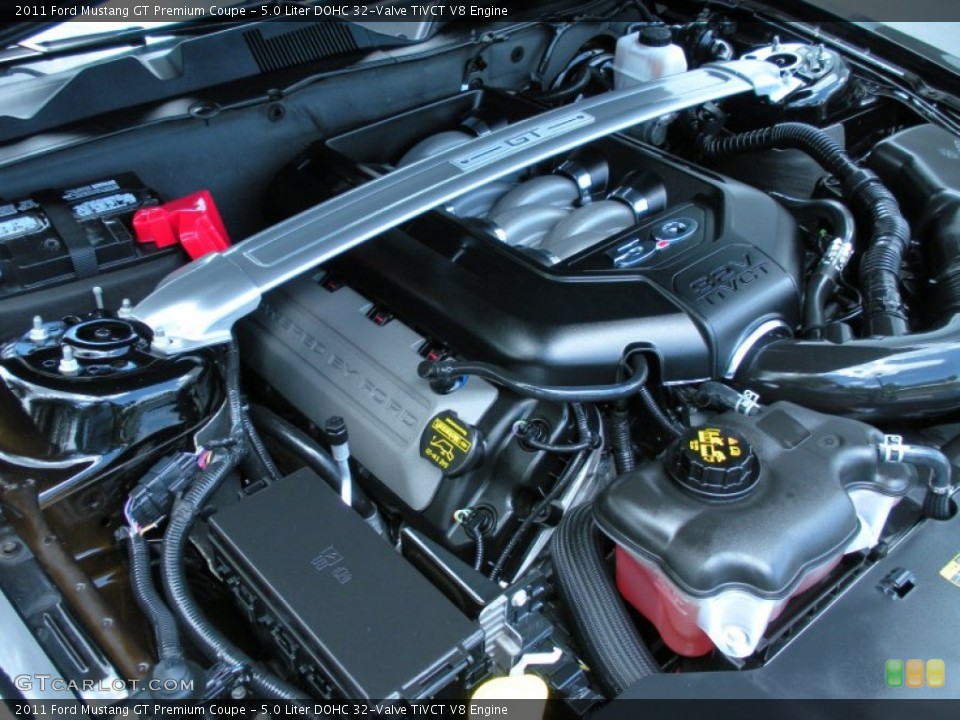 5.0 Liter DOHC 32-Valve TiVCT V8 Engine for the 2011 Ford Mustang #51313054