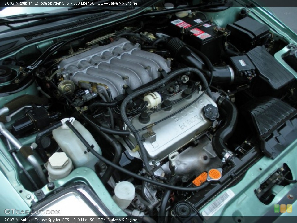 3.0 Liter SOHC 24-Valve V6 Engine for the 2003 Mitsubishi Eclipse #51314797