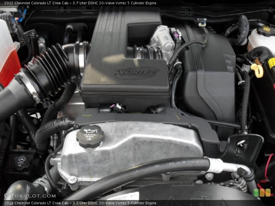 3.7 Liter DOHC 20-Valve Vortec 5 Cylinder Engine for the 2012 Chevrolet Colorado #51316138