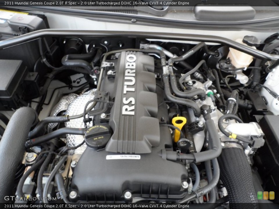 2.0 Liter Turbocharged DOHC 16-Valve CVVT 4 Cylinder Engine for the 2011 Hyundai Genesis Coupe #51317902