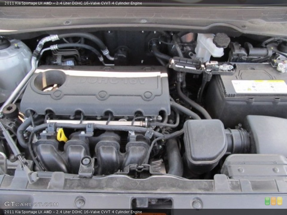 2.4 Liter DOHC 16-Valve CVVT 4 Cylinder Engine for the 2011 Kia Sportage #51318409