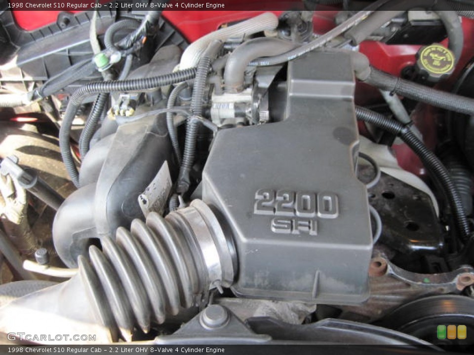 2.2 Liter OHV 8-Valve 4 Cylinder Engine for the 1998 Chevrolet S10 #51320368