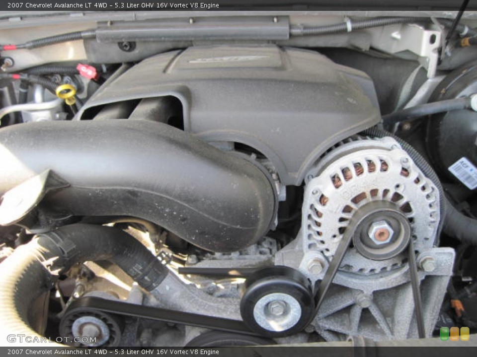 5.3 Liter OHV 16V Vortec V8 Engine for the 2007 Chevrolet Avalanche #51325156