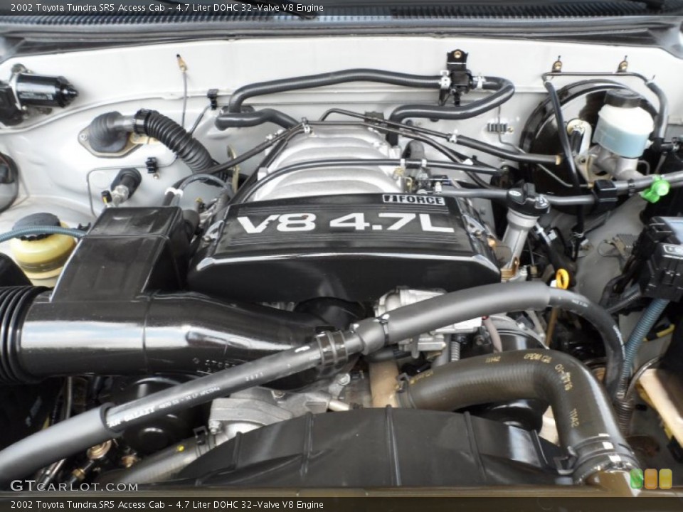 4.7 Liter DOHC 32-Valve V8 Engine for the 2002 Toyota Tundra #51326110
