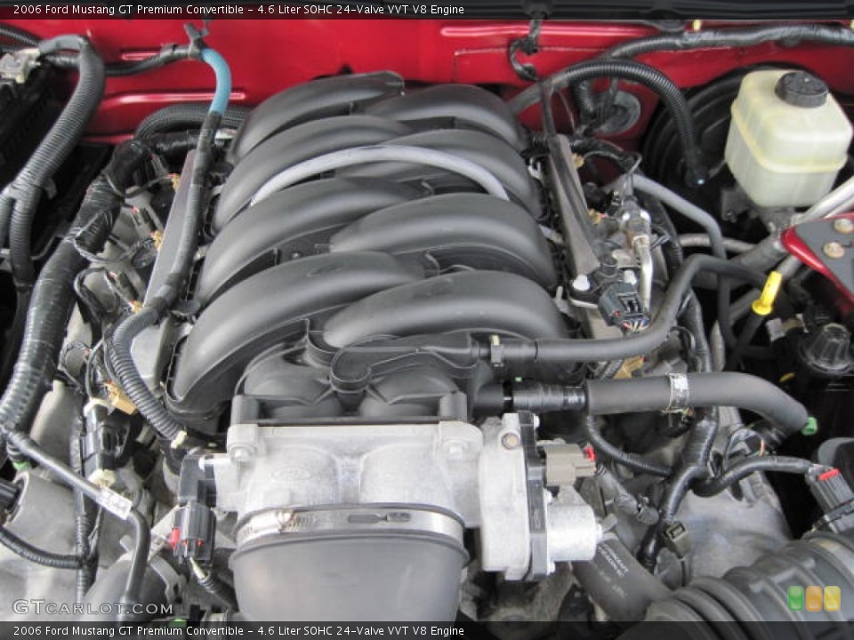 4.6 Liter SOHC 24-Valve VVT V8 Engine for the 2006 Ford Mustang #51326197
